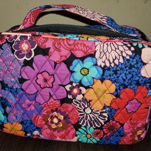 Vera Bradley floral fiesta medium cosmetic bag